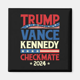 Trump Vance Kennedy Checkmate 2025 Wahl Republikan Magnet