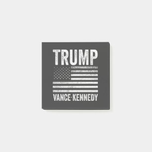 Trump Vance Kennedy Election 2024 American Flag Post-it Klebezettel