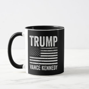 Trump Vance Kennedy Election 2024 American Flag Tasse
