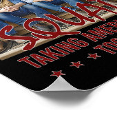 Trump Vance Kennedy Elon Squad holt Amerika zurück Poster (Ecke)