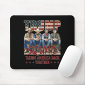 Trump Vance Kennedy Elon Squad nimmt Amerika auf Mousepad (Mit Mouse)