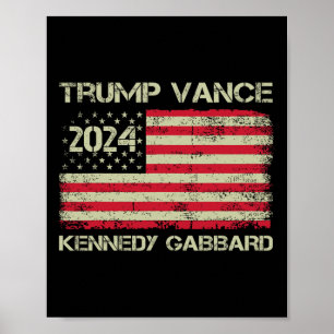 Trump Vance Kennedy Gabbyrd Schachmatt Take Americ Poster