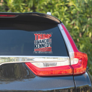 Trump Vance Kennedy Holt Amerika zurück 2024 Aufkleber
