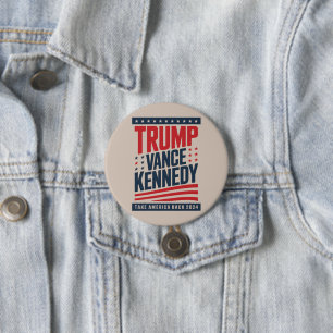 Trump Vance Kennedy Holt Amerika zurück 2024  Button