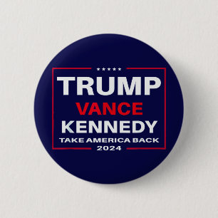 Trump Vance Kennedy nimmt Amerika wieder blau Button