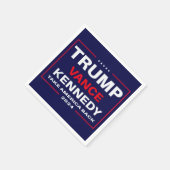 Trump Vance Kennedy nimmt Amerika wieder blau Serviette (Ecke)