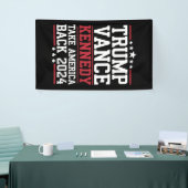 Trump Vance Kennedy nimmt Amerika wieder zurück Banner (Messeveranstaltung)