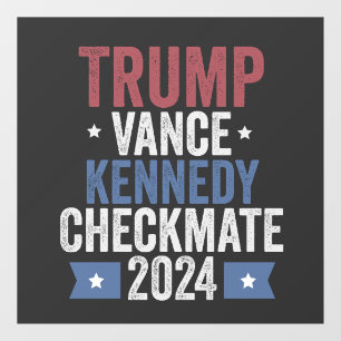 Trump Vance Kennedy nimmt Amerika wieder zurück Fensteraufkleber