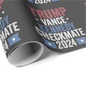 Trump Vance Kennedy nimmt Amerika wieder zurück Geschenkpapier (Rolleneckpunkt)