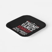 Trump Vance Kennedy nimmt Amerika wieder zurück Pappteller (Gewinkelt)