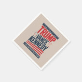 Trump Vance Kennedy nimmt Amerika zurück im Jahr 2 Serviette (Ecke)