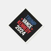 Trump Vance Kennedy Präsident 2024 Wahl Serviette (Ecke)