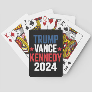 Trump Vance Kennedy Präsident 2024 Wahl  Spielkarten