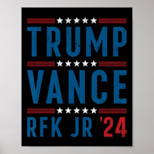 Trump Vance Kennedy Präsident Wahl Republikaner Poster