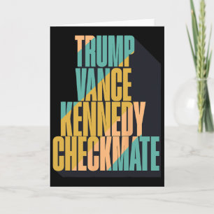 Trump Vance Kennedy Schachmatt 2025 Wahl Republika Karte