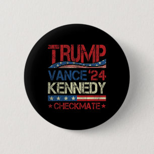 Trump Vance Kennedy Schachmatt Wahl Republikaner Button