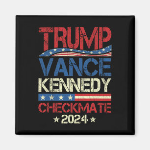 Trump Vance Kennedy Schachmatt Wahl Republikaner  Magnet