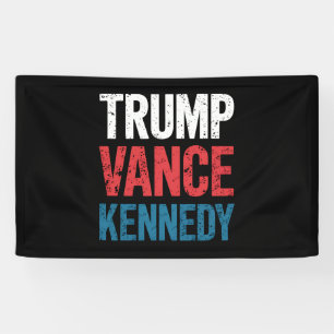 Trump Vance Kennedy Wahl 2024 Banner