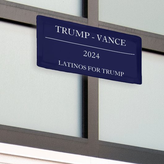 Trump Vance macht Amerika wieder groß Banner (Draußen Gebäude)