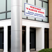 Trump Vance macht Amerika wieder groß Banner (Äußeres Gebäude)