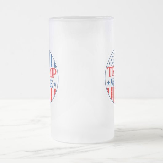 Trump Vance Mattglas Bierglas (Mittel)