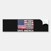 Trump Vance Musk Kennedy Gabbard 2024 Rettete Amer Autoaufkleber (Vorne)