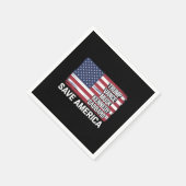 Trump Vance Musk Kennedy Gabbard 2024 Rettete Amer Serviette (Ecke)