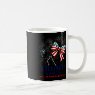 Trump Vance nimmt Amerika zurück 2024 Messy Bun Gi Kaffeetasse