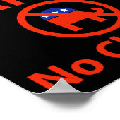 Trump Vance No Chance Poster (Ecke)