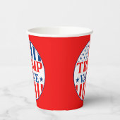 Trump Vance Pappbecher (Links)