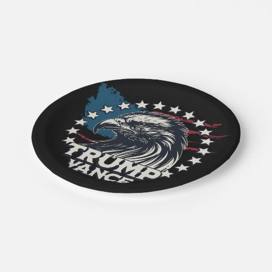 Trump Vance Pappteller (Schrägansicht)