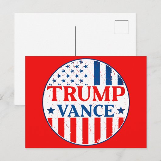 Trump Vance Postkarte (Vorne/Hinten)
