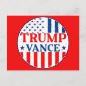 Trump Vance Postkarte (Vorderseite)