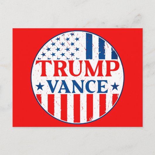 Trump Vance Postkarte (Vorderseite)