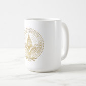 Trump Vance Präsident Einweihung des Logos Kaffeetasse (VorderseiteRechts)