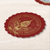 Trump Vance Präsident Einweihung des Logos Untersetzer (angewinkelt)