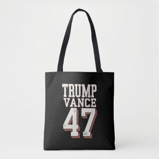 Trump Vance Präsident Vintag Trump gewinnt Tasche (Vorderseite)