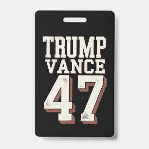 Trump Vance Präsident Vintage Trump Gewinnt Ausweis