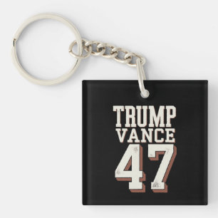 Trump Vance Präsident Vintage Trump Gewinnt Schlüsselanhänger