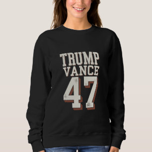 Trump Vance Präsident Vintage Trump Gewinnt Sweatshirt