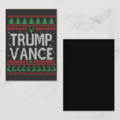 Trump Vance Republikaner Ugly Christmas Sweater Xm Mitteilungskarte (Vorne/Hinten)