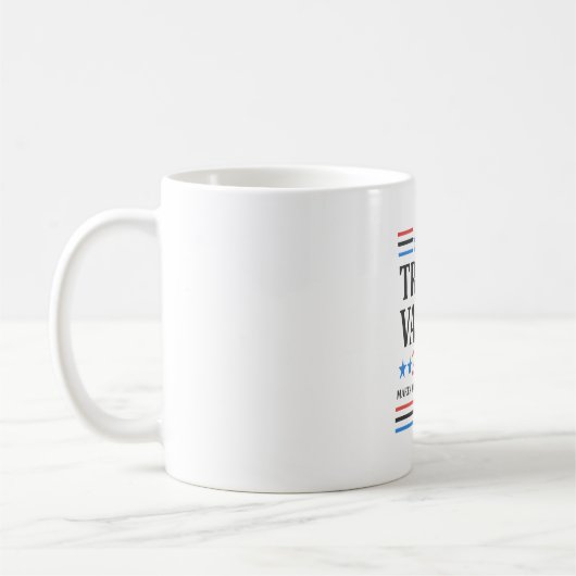 Trump Vance Shirt 2024 Kaffeetasse (Links)