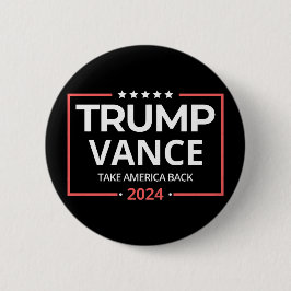 Trump Vance , Trump Vance 2024, nimmt Amerika zurü Button