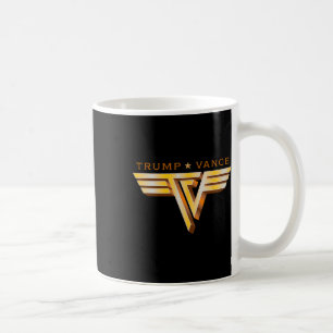 Trump Vance Tv Rocker Gold Logo Vintage Trump Vanc Kaffeetasse