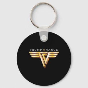 Trump Vance Tv Rocker Gold Logo Vintage Trump Vanc Schlüsselanhänger
