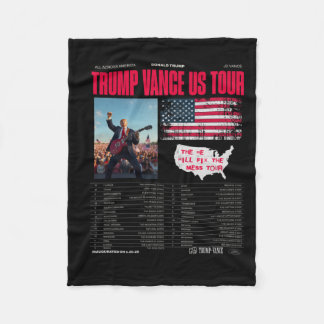 Trump Vance Us Tour Fleecedecke