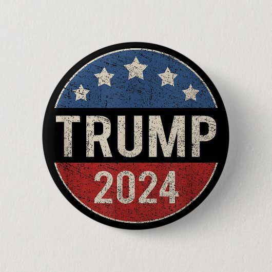 Trump Vance Wahl 2024 Button (Vorderseite)