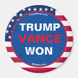 TRUMP VANCE WETTER Kühlschrank Magnet