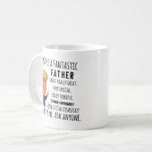Trump Vater, lustiger Vater Geburtstag, Tasse des (Vorderseite Links)