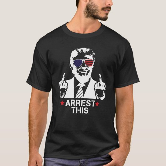 Trump verhaftet dies, Haters Gonna hasst 2024 T-Shirt (Vorderseite)
